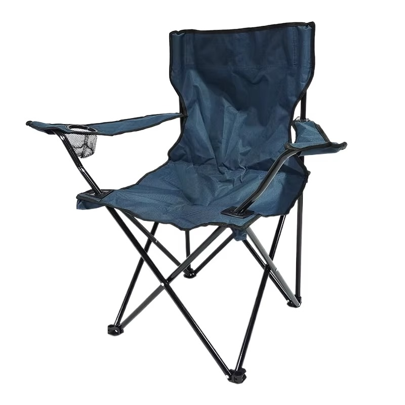 Folding Camping Chair with Armrest Cup Holder
