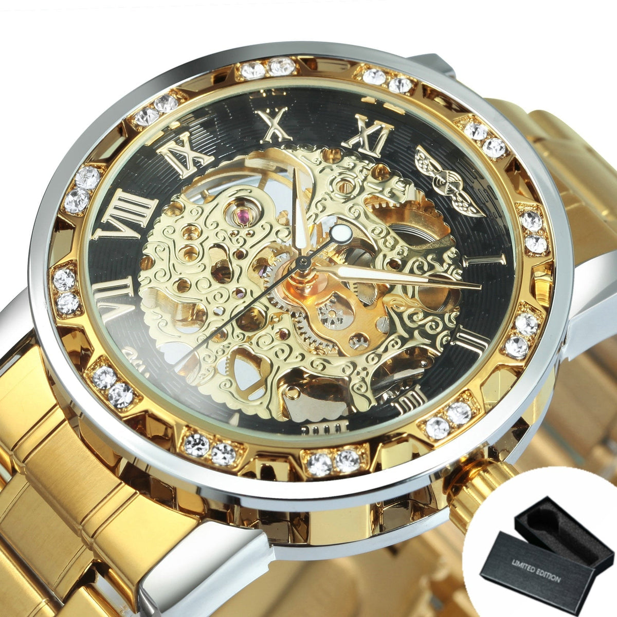 Halloween Skeleton Neon Skeleton Watch | Open Dial Movement for Everyday Wear