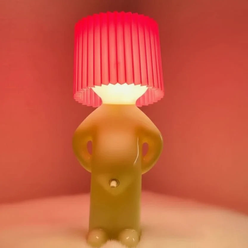 WACKYLAMP - Playful LED Lamp for a Cheerful Atmosphere - Red