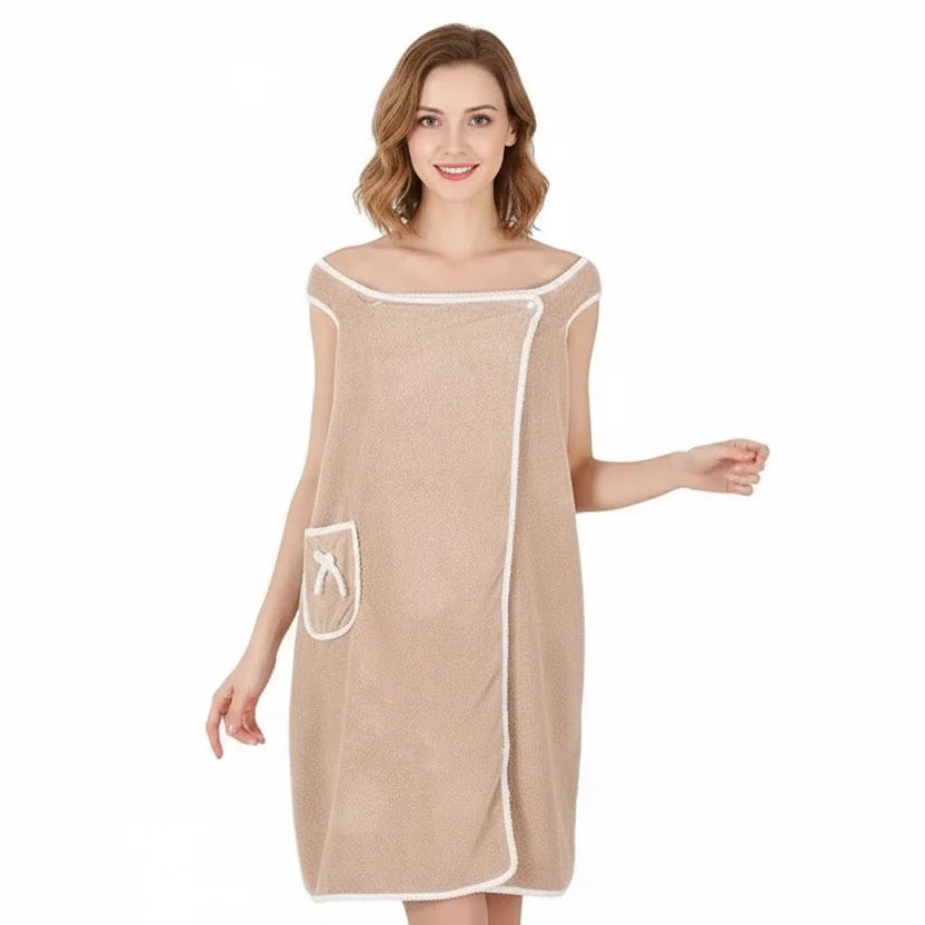 AquaWrap – Quick-Drying Portable Women's Bath Towel