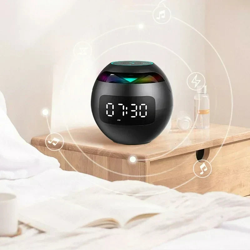 Digital LED Alarm Clock Bluetooth Speaker
