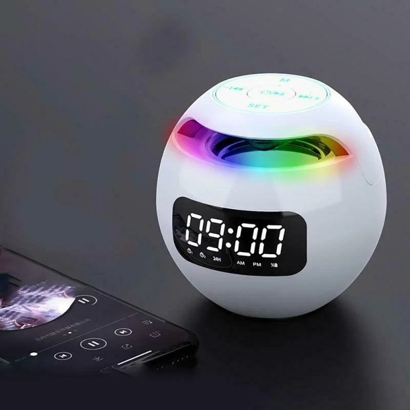 Digital LED Alarm Clock Bluetooth Speaker