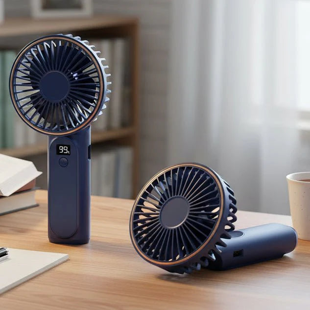 Compact Mini Hand Fan for Quick Cooling | USB Rechargeable, Lightweight | Ideal for Travel &amp; Everyday Use
