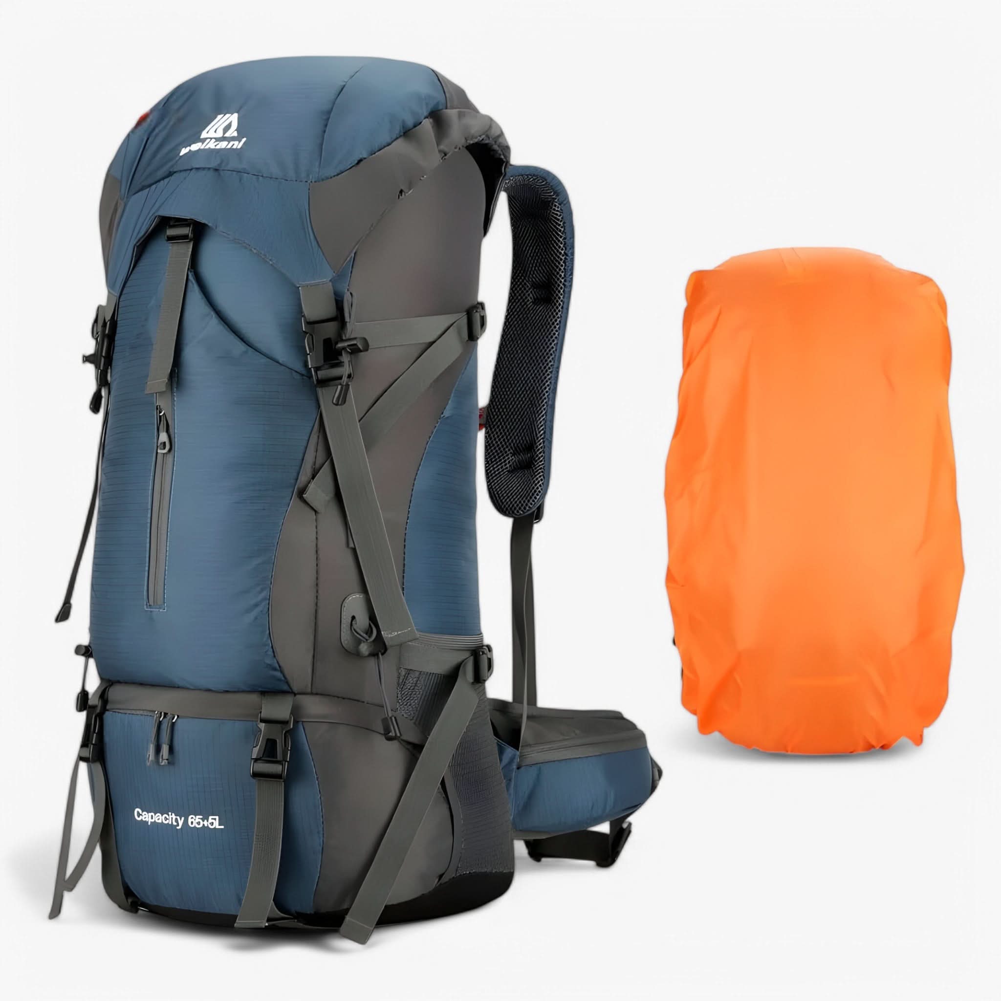 Hiking Backpack with Included Rain Cover | 18.5 Gallon Capacity | Ample Storage for Trekking, Camping, and Longer Trips