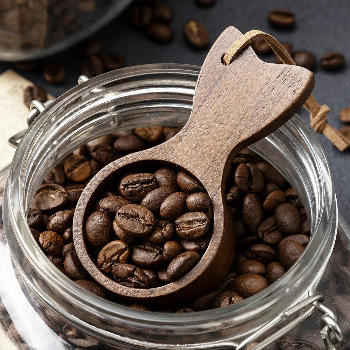 AROMORA – Wooden Measuring Spoon for Coffee Grounds