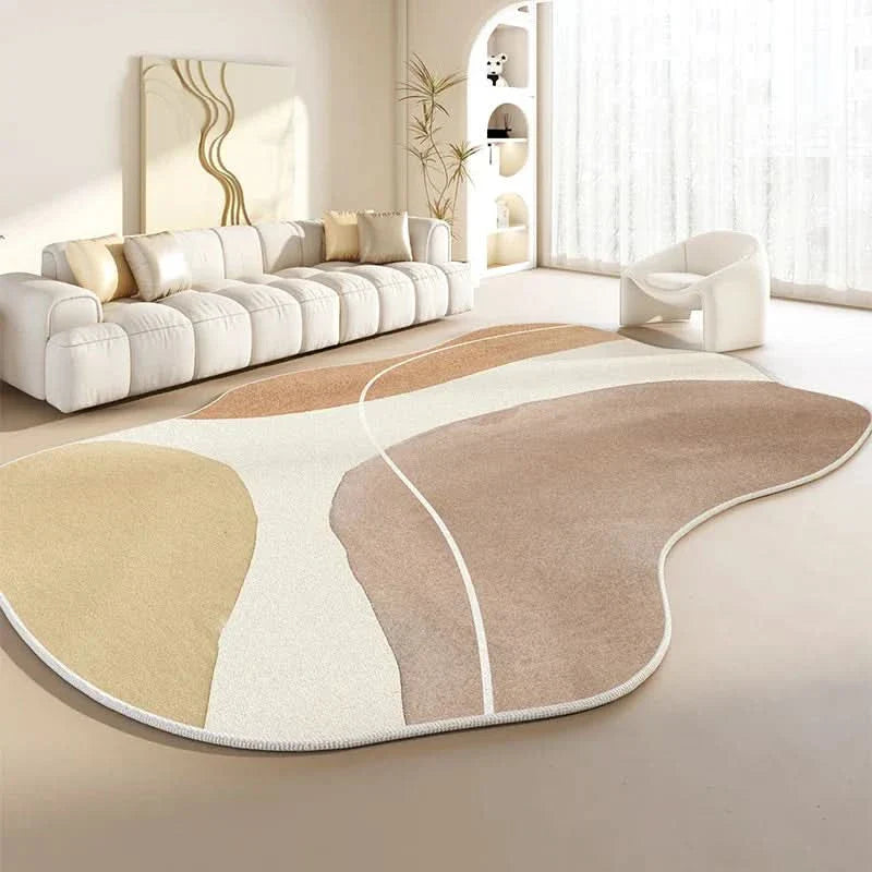 Non Slip Irregular Plush Rug