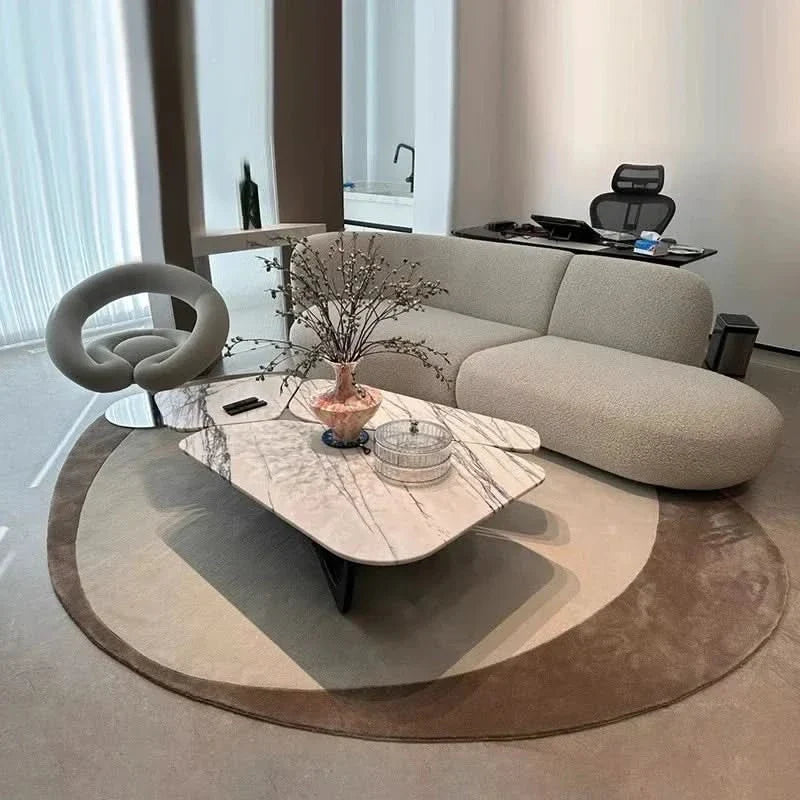 Irregular Plush Area Rug