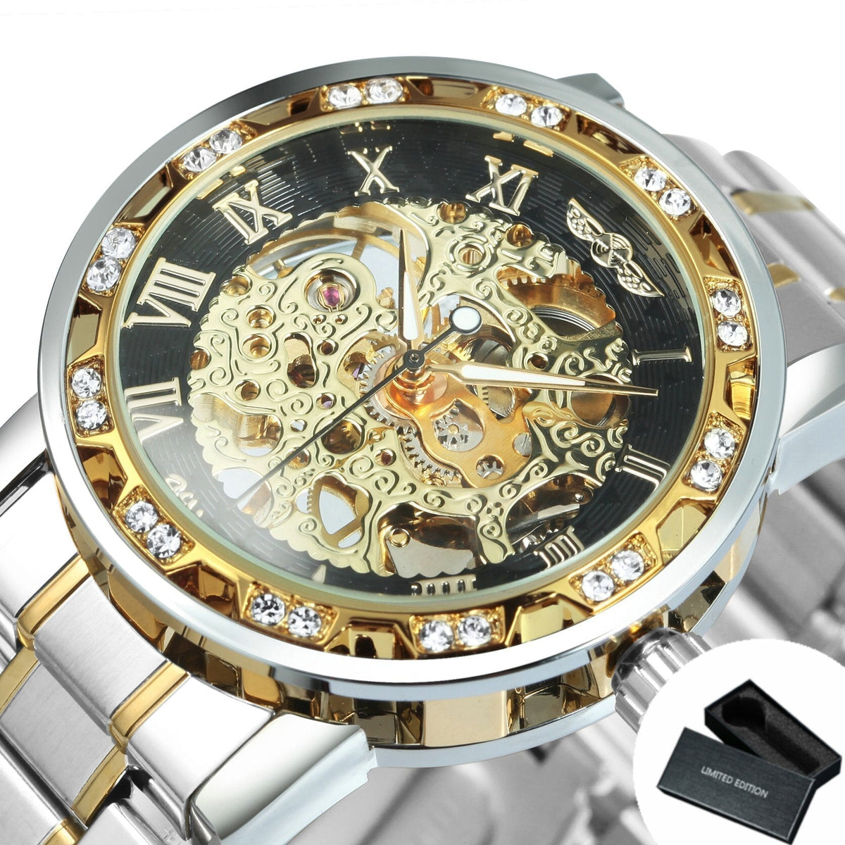 Halloween Skeleton Neon Skeleton Watch | Open Dial Movement for Everyday Wear