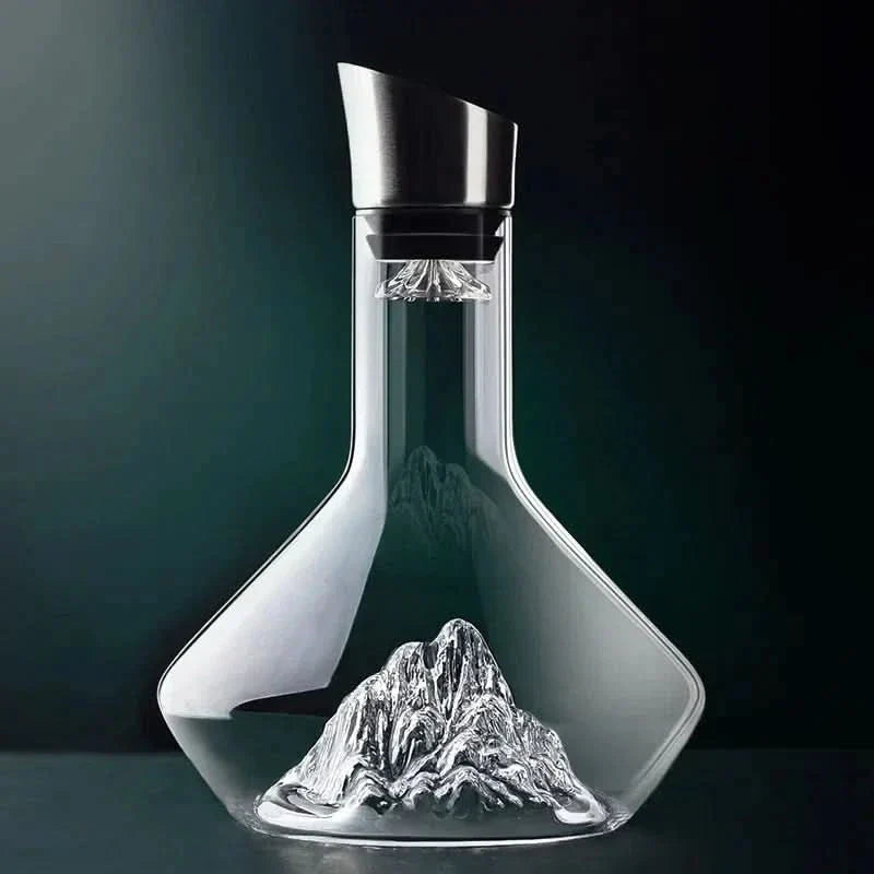 Crystal Wine Decanter 0.4 Gallon Glass Carafe