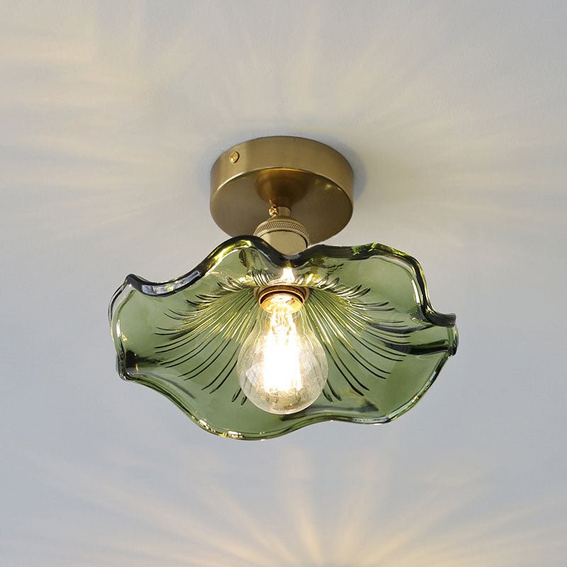 Hibiscus Glass Ceiling Light