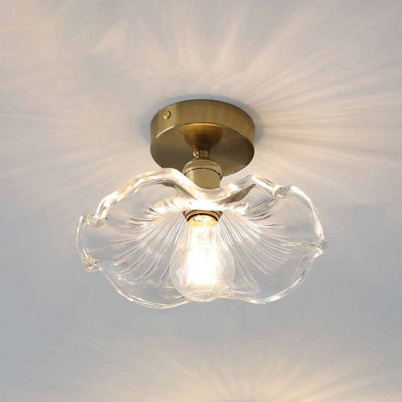 Hibiscus Glass Ceiling Light