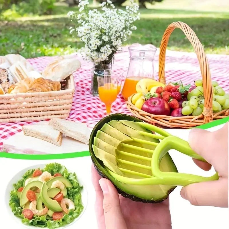 AVOMATE – 3-in-1 Avocado Cutter, Pitter & Spoon Tool
