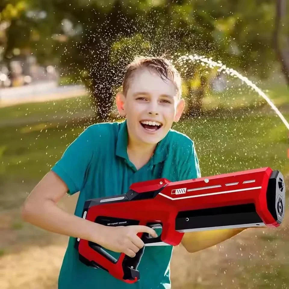 Electric Water Gun Toy | Rechargeable USB Battery, 4 Colors | Lightweight Ergonomic Blaster for Pool & Beach Play