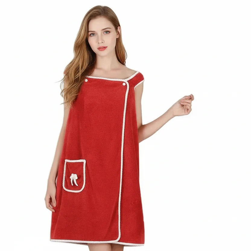 AquaWrap – Quick-Drying Portable Women's Bath Towel
