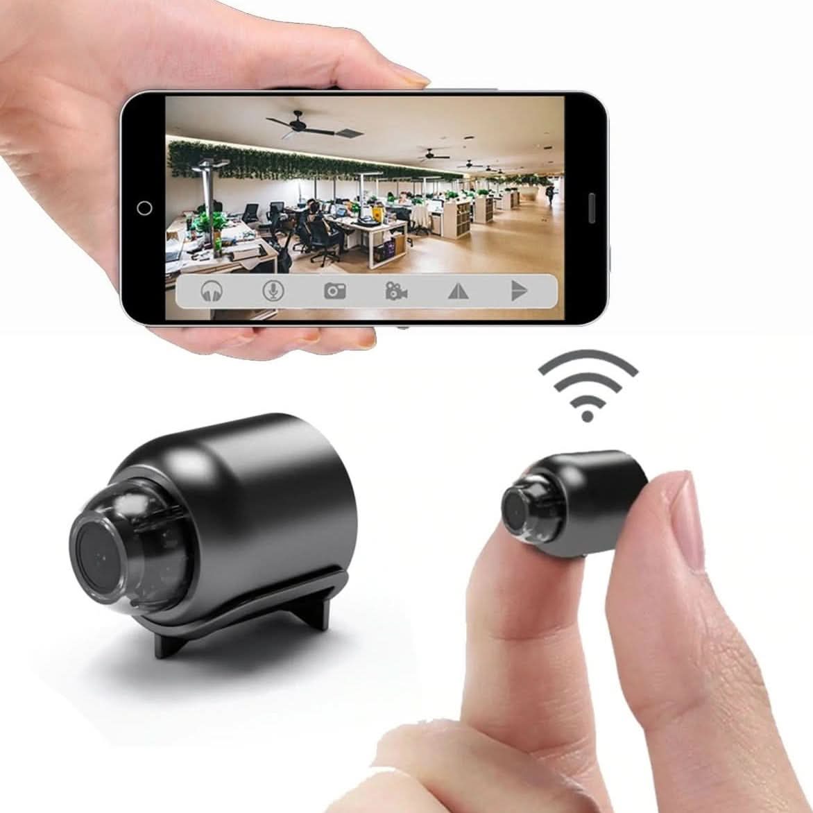 Smart Outdoor Security Camera with Night Vision | WiFi, Optional 32-128GB Storage | Motion Alerts & Weatherproof Design
