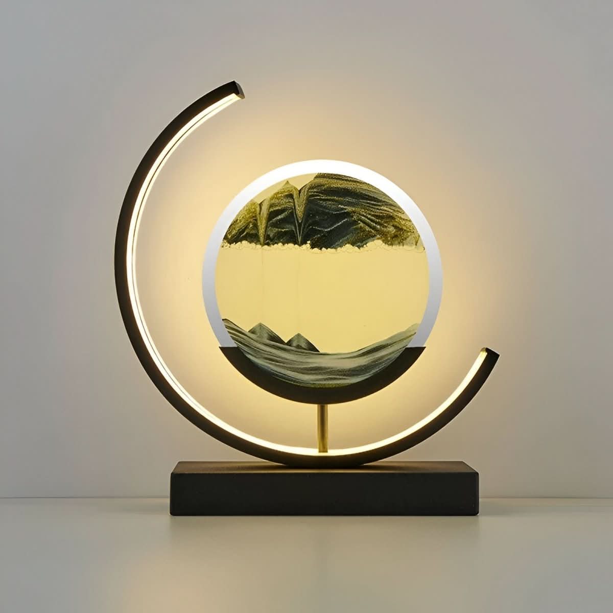 SAND GLOW - Soothing Sand Movement & Atmospheric Light - Black