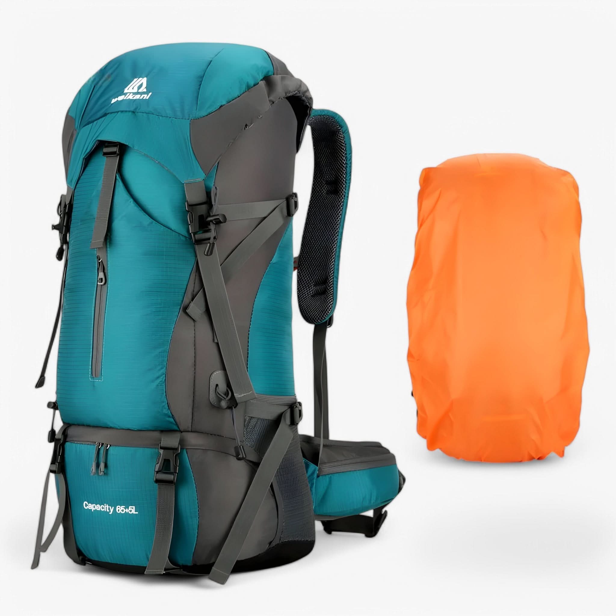 Hiking Backpack with Included Rain Cover | 18.5 Gallon Capacity | Ample Storage for Trekking, Camping, and Longer Trips