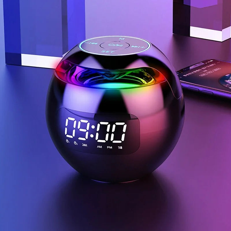 Digital LED Alarm Clock Bluetooth Speaker