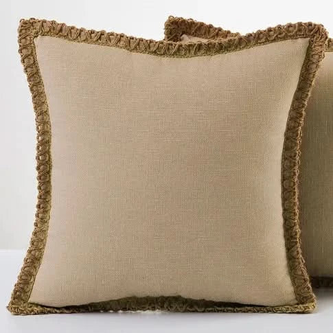 French Style Pillow Cover Polyester Cushion Cover