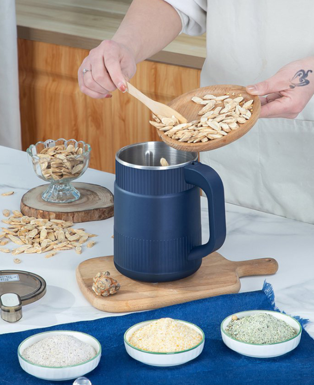 Electric Grain Mill for Flour, Seeds, Spices and Coffee Beans | Kitchen Cooking Tools with One-Touch Grinding