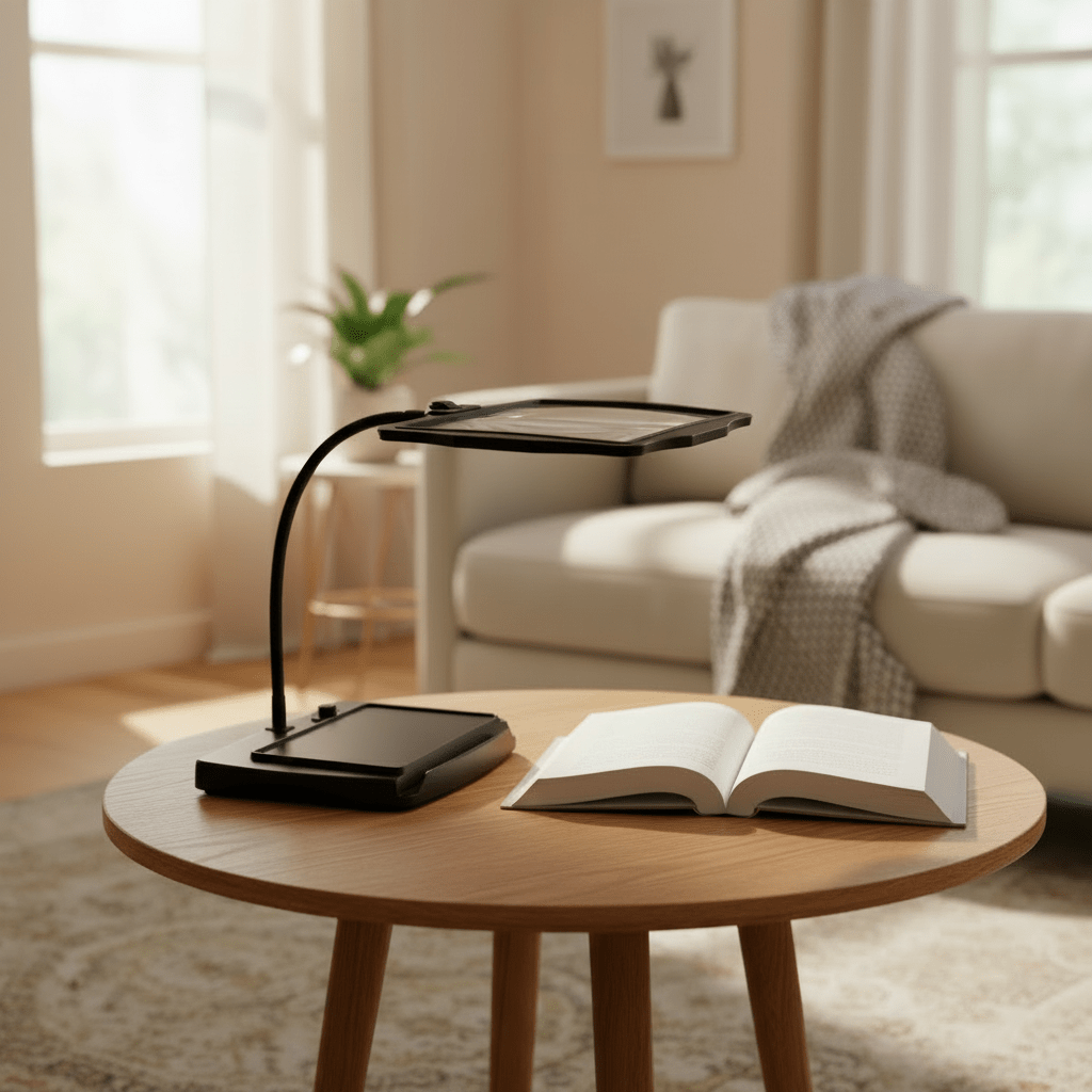 HANDWERK LUX - Table magnifier with LED for precise work and clear details product image