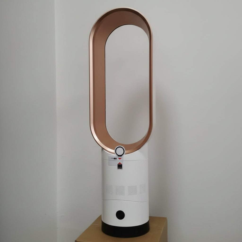 Bladeless Tower Fan with 6 Speed Levels | 90° Oscillation, Quiet Operation | Modern Air Circulation for Any Room