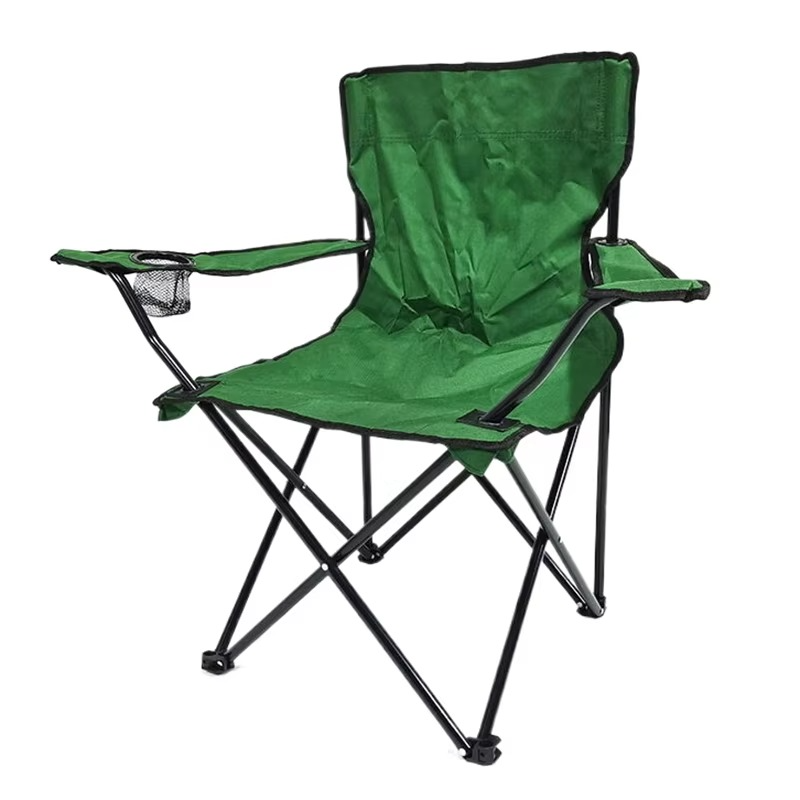 Folding Camping Chair with Armrest Cup Holder