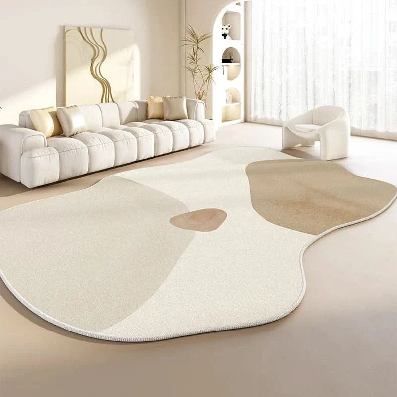 Non Slip Irregular Plush Rug