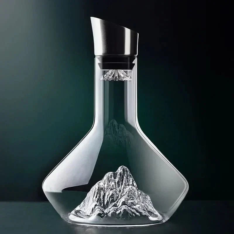 Crystal Wine Decanter 0.4 Gallon Glass Carafe