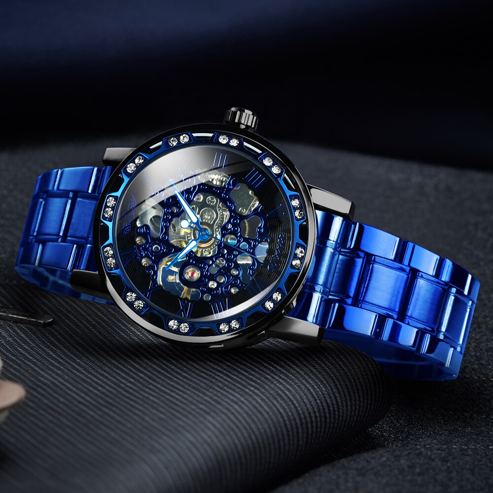 Halloween Skeleton Neon Skeleton Watch | Open Dial Movement for Everyday Wear