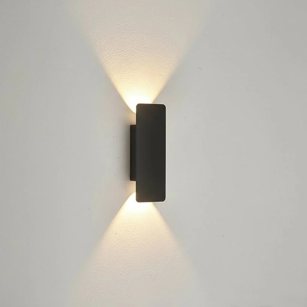 OUTGLOW - Waterproof LED Aluminum Wall Light for Indoor & Outdoor - 7.9 in-black body-6w