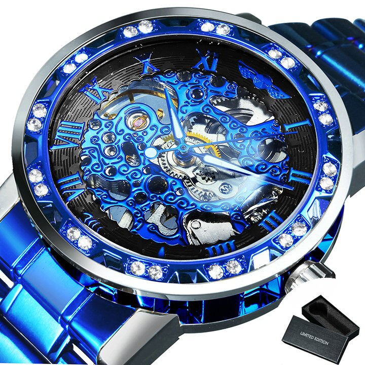 Halloween Skeleton Neon Skeleton Watch | Open Dial Movement for Everyday Wear