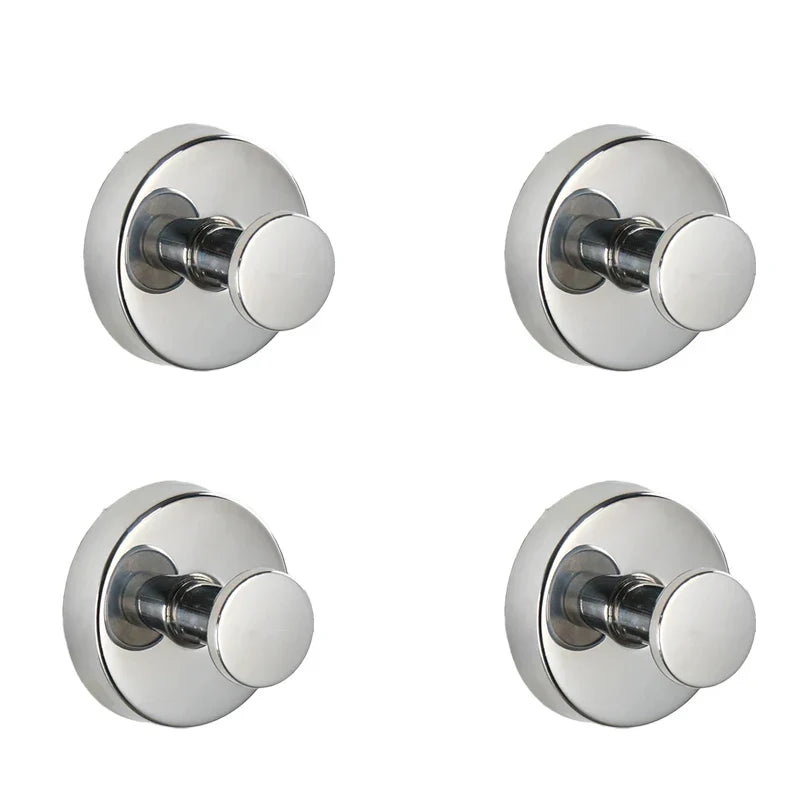 Suction Cup Hooks for Bathroom, Kitchen and Mirror | Twist-Lock Wall Hanger for Towels and Robes, No Drilling