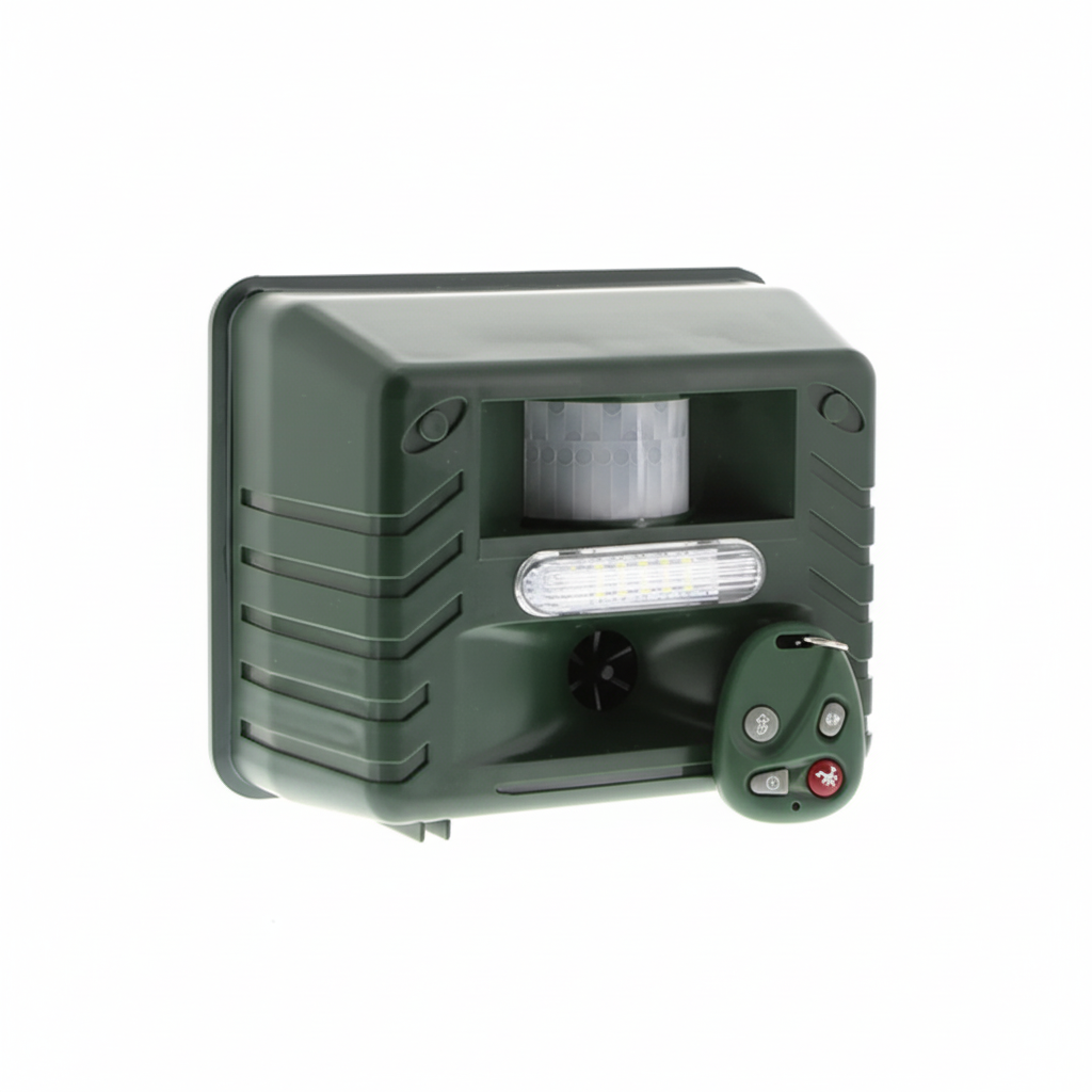 Ultrasonic Bird Repeller Device | Weather-Resistant ABS, Battery or Solar | Deterrent for Pigeons, Woodpeckers & Gardens