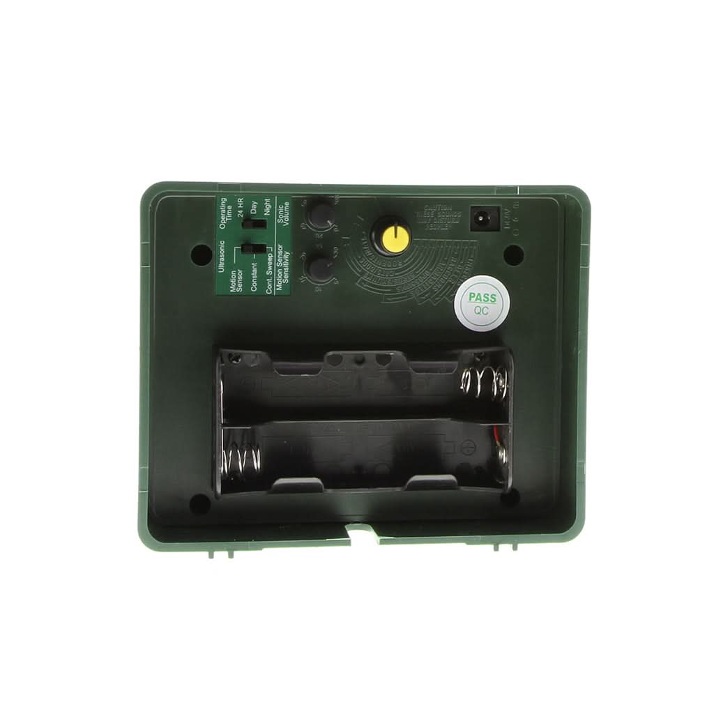 Ultrasonic Bird Repeller Device | Weather-Resistant ABS, Battery or Solar | Deterrent for Pigeons, Woodpeckers & Gardens