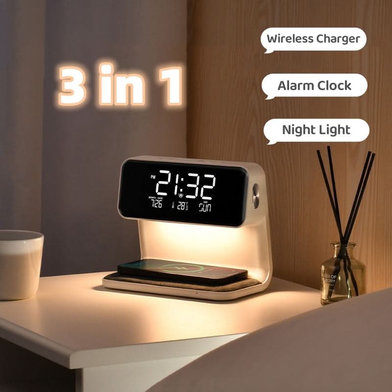 KLARBLICK - Clear LCD Alarm Clock with Dimmer Function product image
