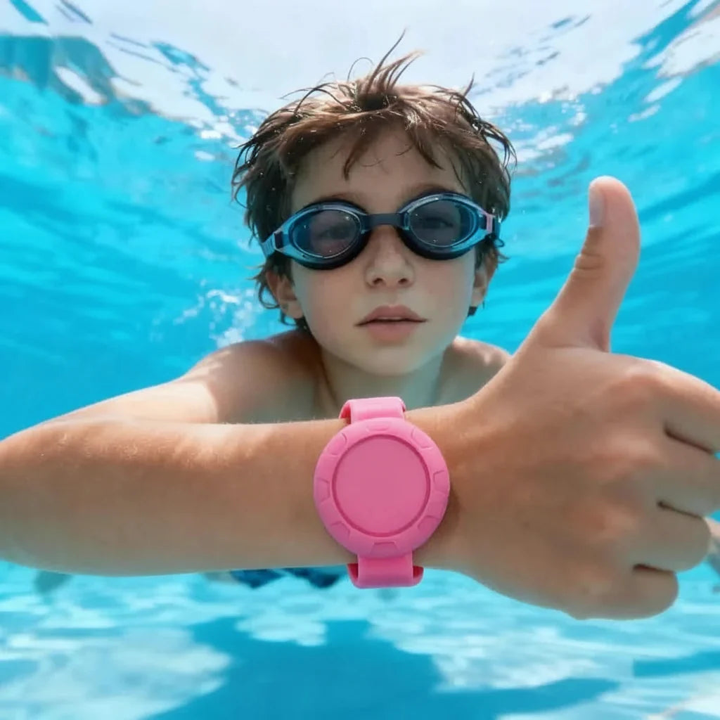 Waterproof Kids Smart Tracker Wristband | Pink, Black, Green & Purple Colors | Real-Time Android Location Tracking
