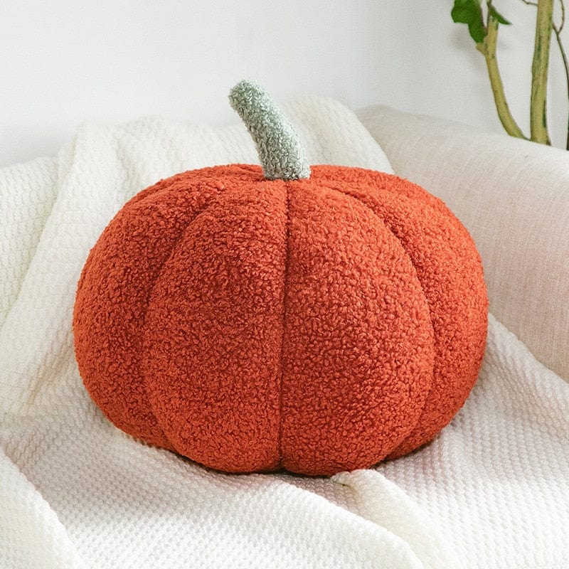 Halloween Pumpkin Throw Pillow | Available in 7 Colors | Plush Accent for Sofas, Chairs, and Beds