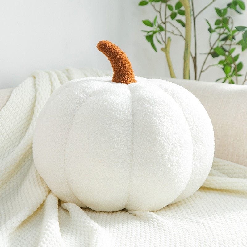 Halloween Pumpkin Throw Pillow | Available in 7 Colors | Plush Accent for Sofas, Chairs, and Beds