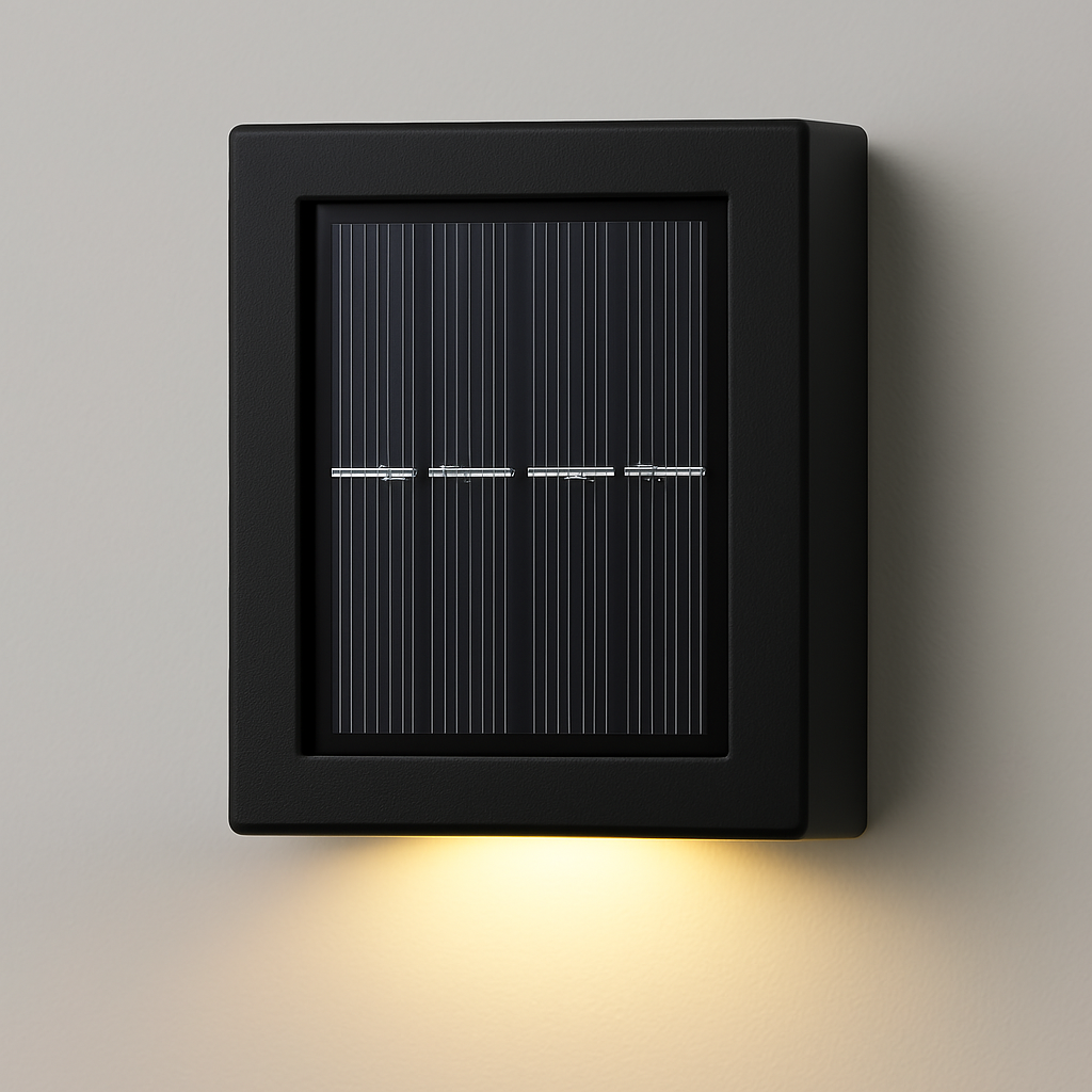 Solar LED Wall Lamp for Outdoor Use – Cordless Solar-Powered Wall Lighting