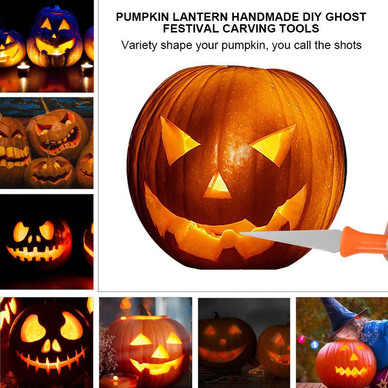 Detail of the pumpkin carving kit blades and saws