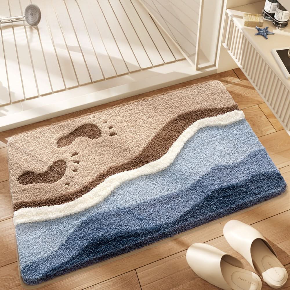 BATHLUXE – Organic Terrain Rug with Soft & Luxurious Feel