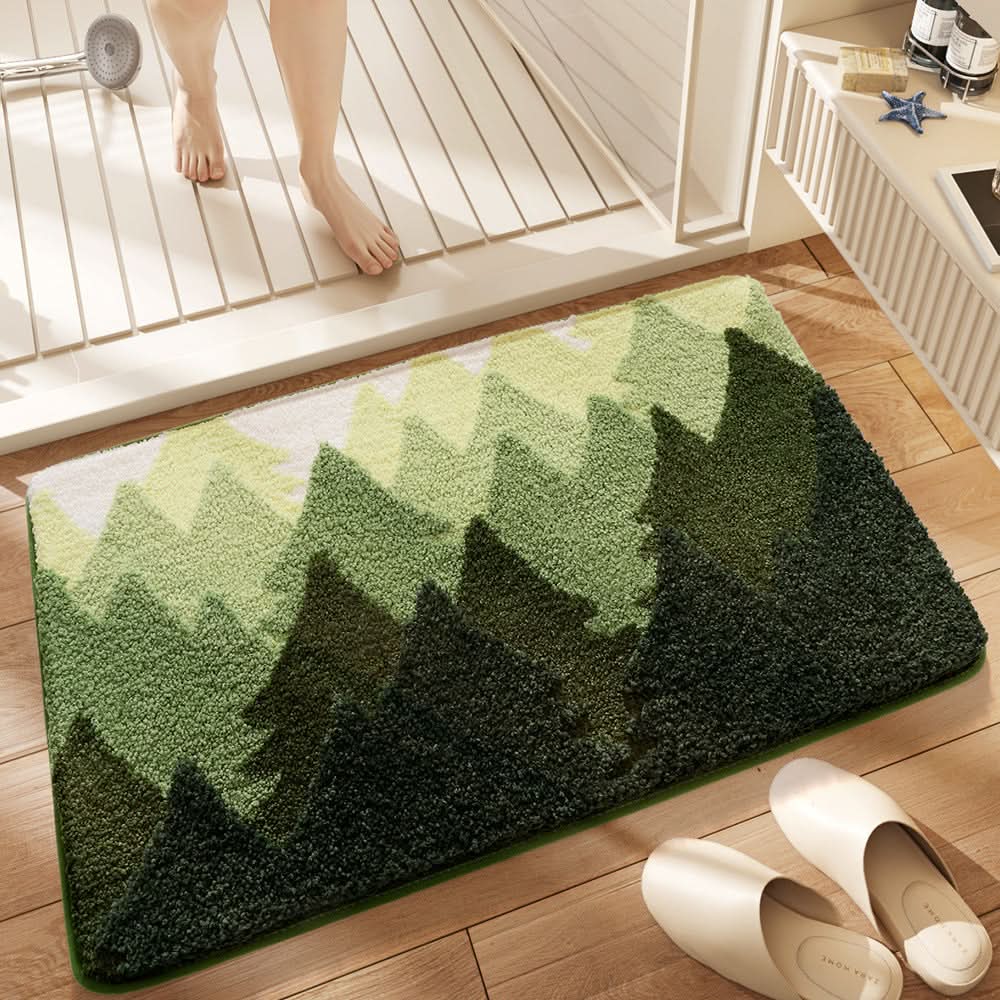 BATHLUXE – Organic Terrain Rug with Soft & Luxurious Feel
