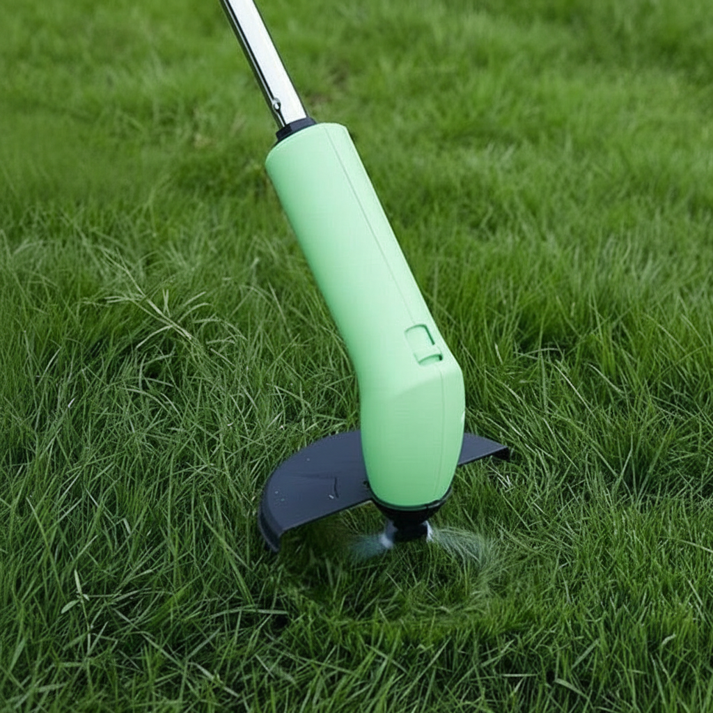 Cordless Battery-Operated Grass Cutter | Lightweight, Adjustable Design | Easy Trimming for Lawns, Edges & Pathways