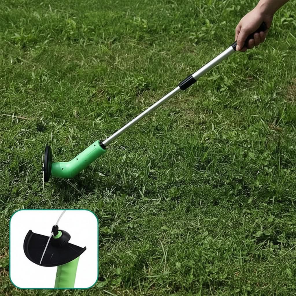 Cordless Battery-Operated Grass Cutter | Lightweight, Adjustable Design | Easy Trimming for Lawns, Edges & Pathways