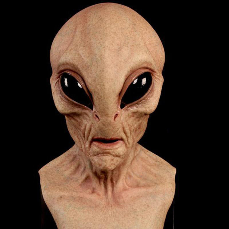 Realistic elderly man full-face latex Halloween mask, style 18