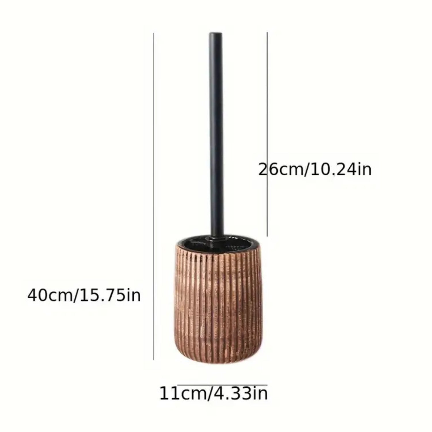 Ceramic Toilet Brush Holder Set