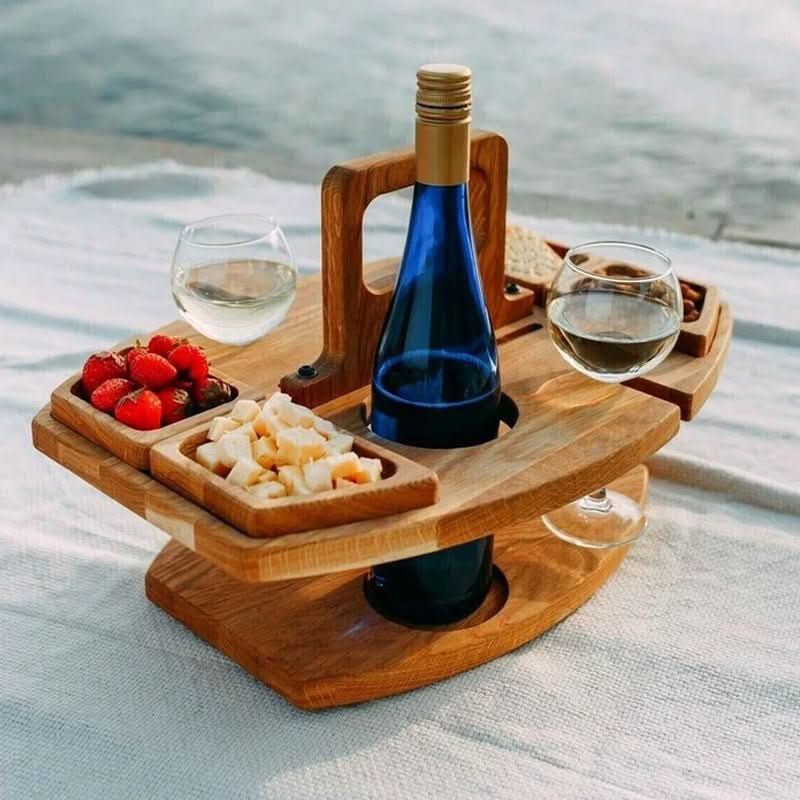 Portable Folding Wooden Picnic Table