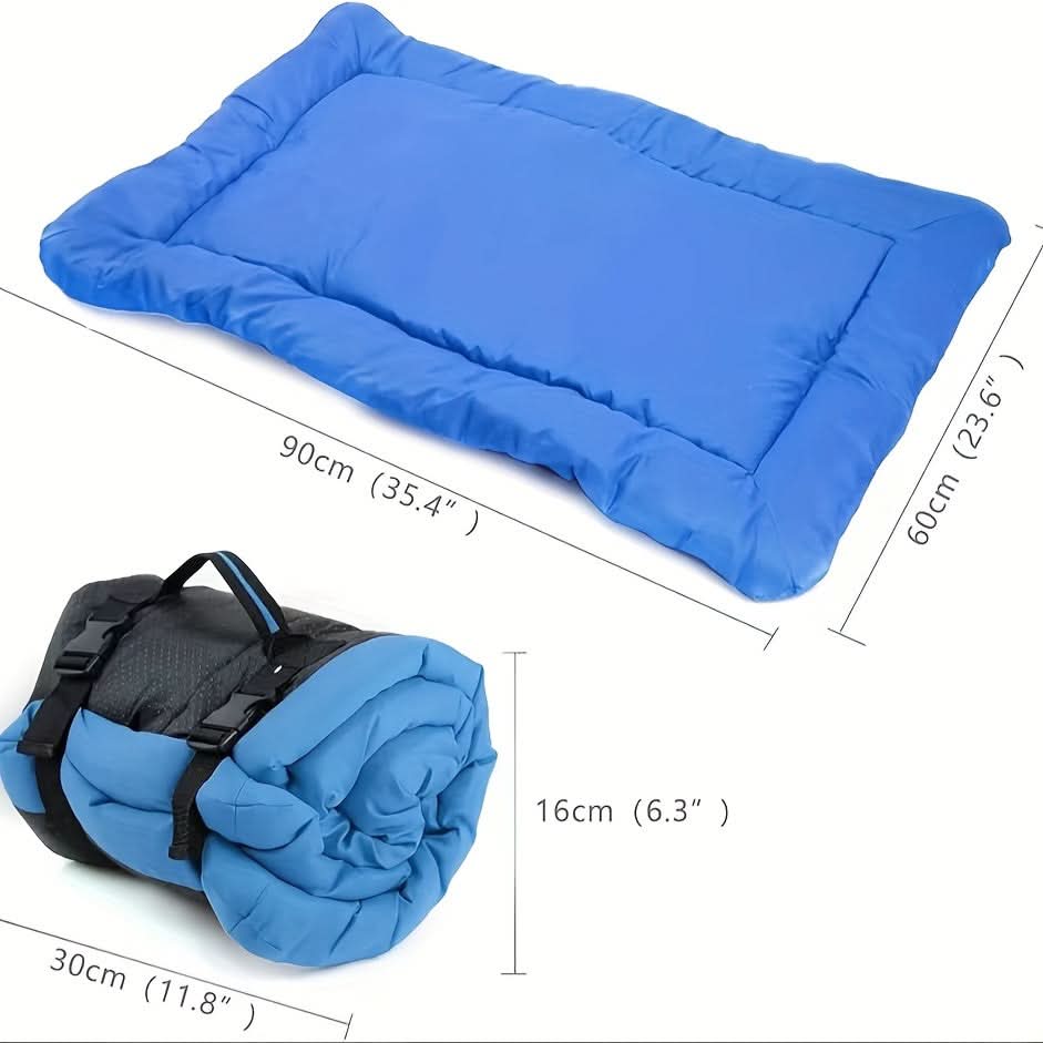 Foldable Waterproof Dog Mat 35.4 x 23.6 In | 4 Colors | Lightweight Portable Pad for Camping, Hiking & Travel