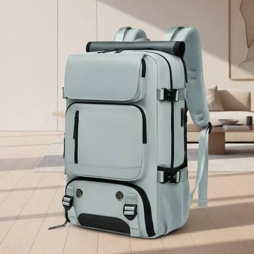 Large Waterproof Travel Backpack with USB Charging Port | 10 Colors | Anti-Theft Pocket for Commuting & Travel